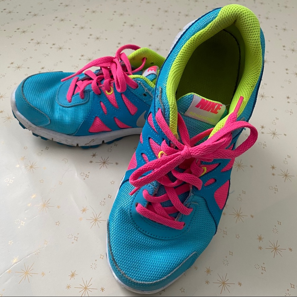 Nike Neon Tennis Shoes